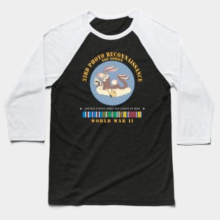 33rd Photo Reconnaissance Squadron - WWII w EU SVC X 300 Baseball T-Shirt